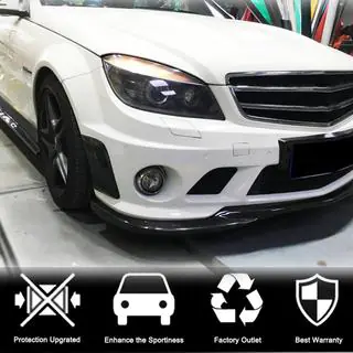 Carbon Front Bumper Covers for C63 AMG Sedan 2008-2011 photo 2
