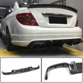 Rear Bumper Diffuser V2 (for AMG SD 2008-2011, Carbon) photo 2