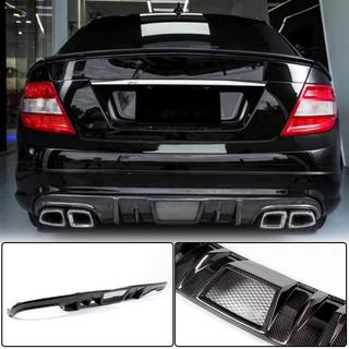 Rear Bumper Diffuser V4 (for AMG SD 2008-2011, Carbon) photo 1