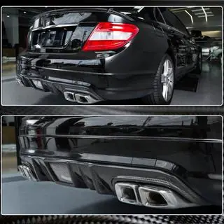 Rear Bumper Diffuser V4 (for AMG SD 2008-2011, Carbon) photo 3