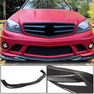 Front Bumper Lip V3 (for AMG 2008-2011, Carbon) photo 1