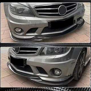 Front Bumper Lip V3 (for AMG 2008-2011, Carbon) photo 3