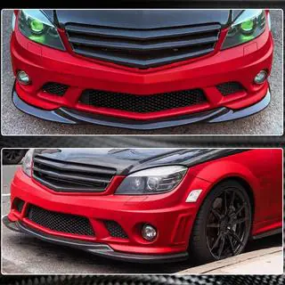 Front Bumper Lip V3 (for AMG 2008-2011, Carbon) photo 4