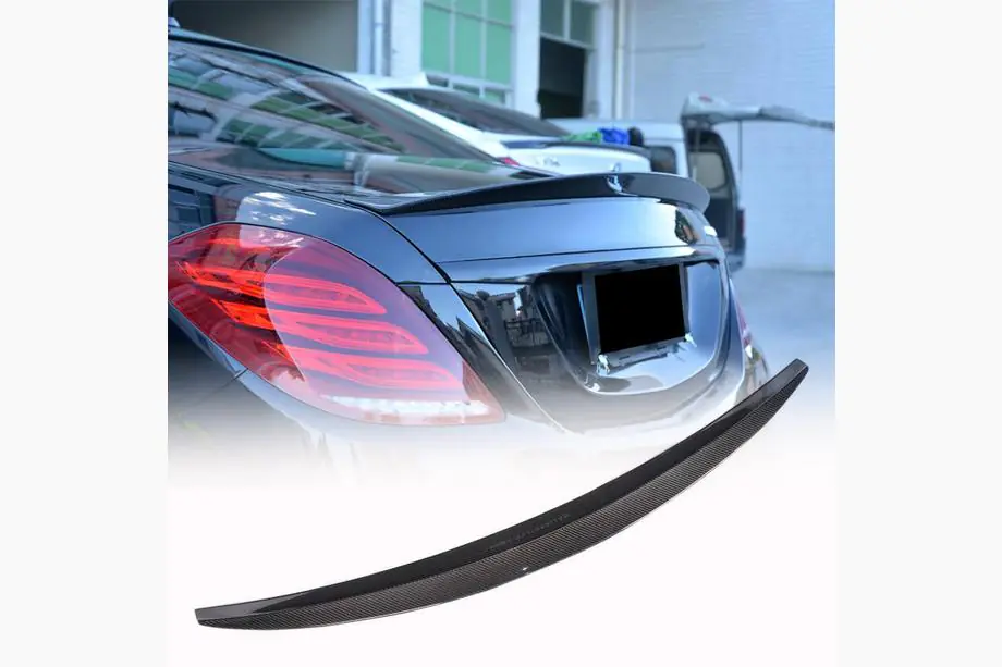 Mercedes S-class W222 2013-2022 Spoiler V4 (Carbon) Image