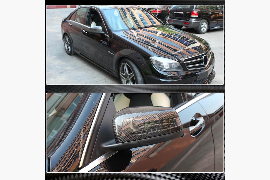 Mercedes E-class W212 2009-2016 Carbon Mirror Covers Photo 4