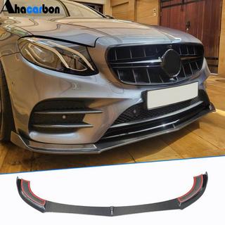 Front Bumper Lip V1 for AMG-Line / E43 AMG 2016-2019, Carbon photo 1