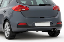 Kia Ceed 2012-2018 Chrome trim above license plate for HB (stainless steel) photo 1