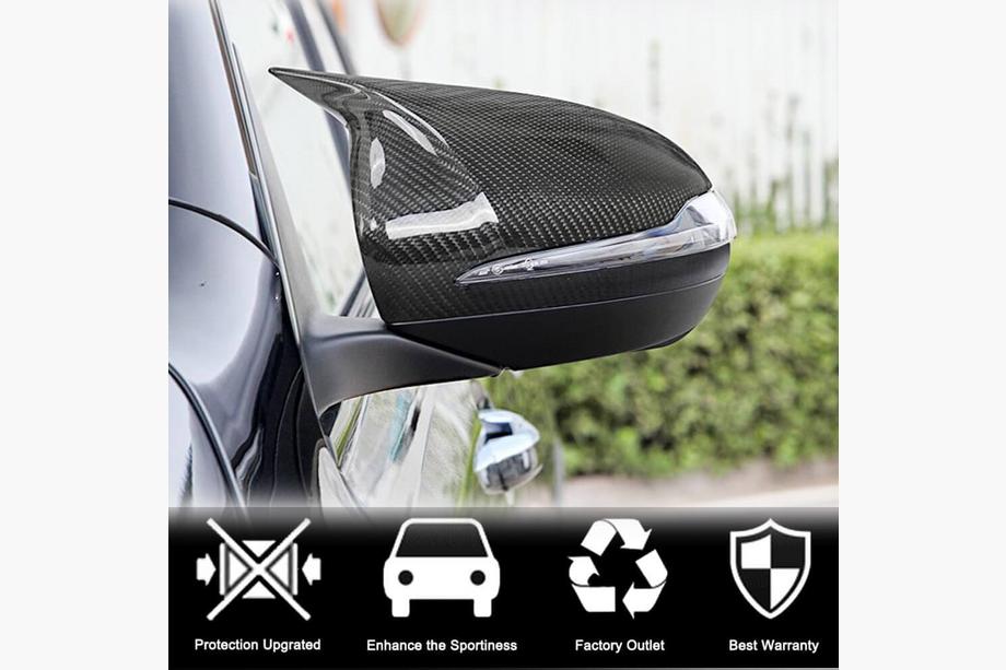 Mercedes E-class W213 2016-2023 Mirror Covers (Carbon) Photo 7