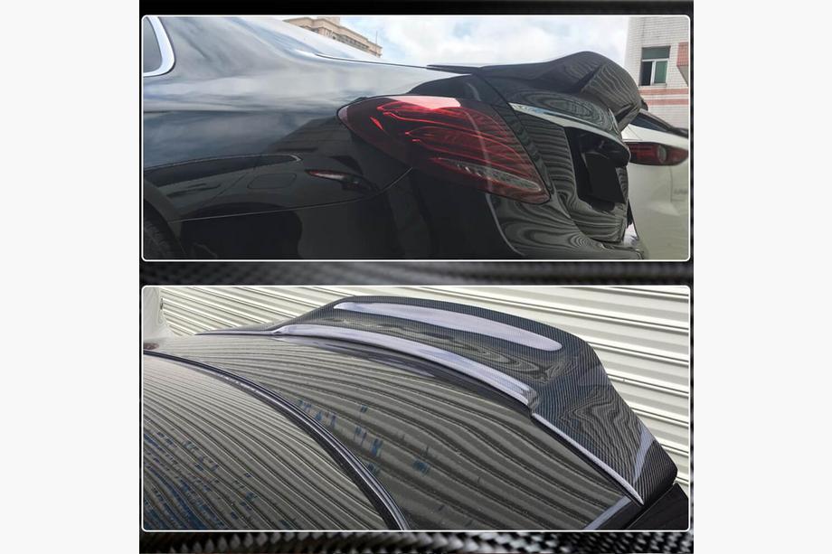 Mercedes E-class W213 2016-2023 Spoiler V7 (Carbon) Photo 3