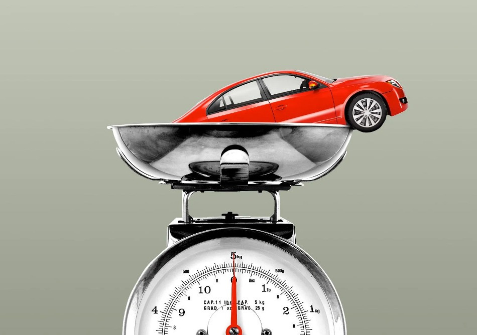 What does the weight of a car affect?