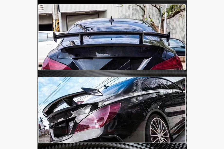 Mercedes CLA C117 2013-2019 Spoiler V3 (SD, Carbon) Photo 3
