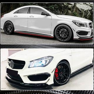 Carbon Front Bumper Extensions for CLA45 AMG SD 2013-2016 photo 3