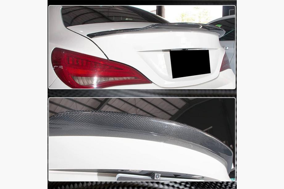 Mercedes CLA C117 2013-2019 Spoiler V9 (SD, Carbon) Photo 3