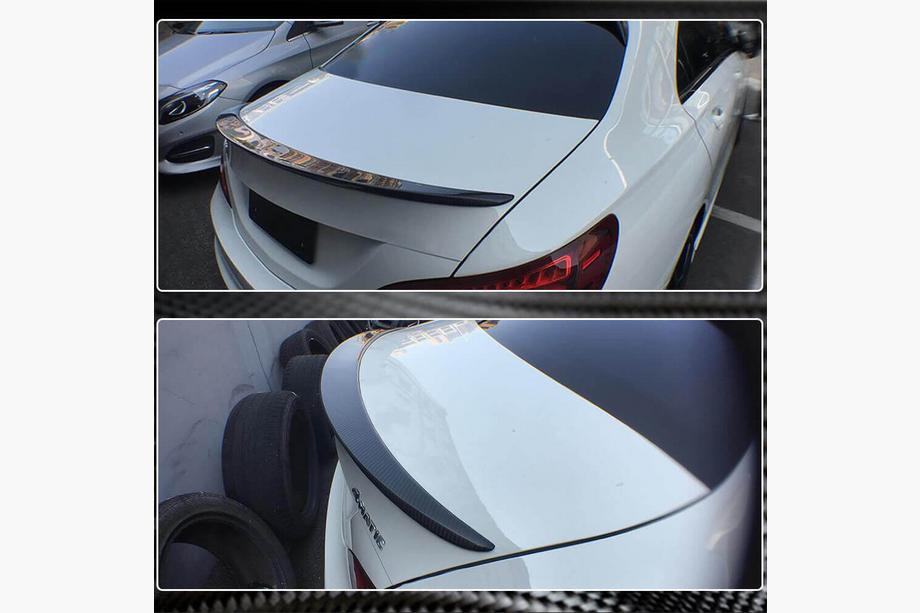 Mercedes CLA C117 2013-2019 Spoiler V10 (SD, Carbon) Photo 5