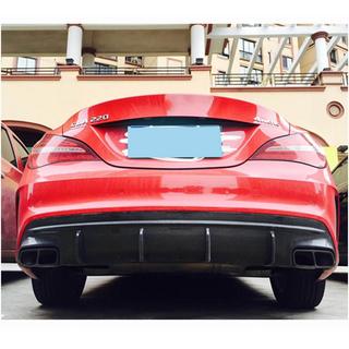 Rear Bumper Diffuser V2 (for AMG-Line / CLA45 AMG, Carbon) photo 2