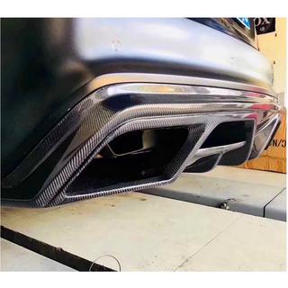 Rear Bumper Diffuser V1 (for AMG-Line / CLA45 AMG 2013-2016, Carbon) photo 3