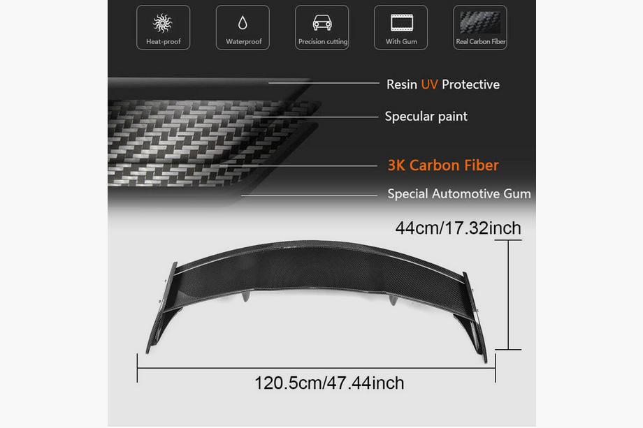Mercedes A-class W176 2012-2018 Spoiler V1 (for HB, Carbon) Photo 5