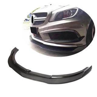 Front Bumper Lip V1 for AMG-Line / A45 AMG HB 2013-2015, Carbon photo 1