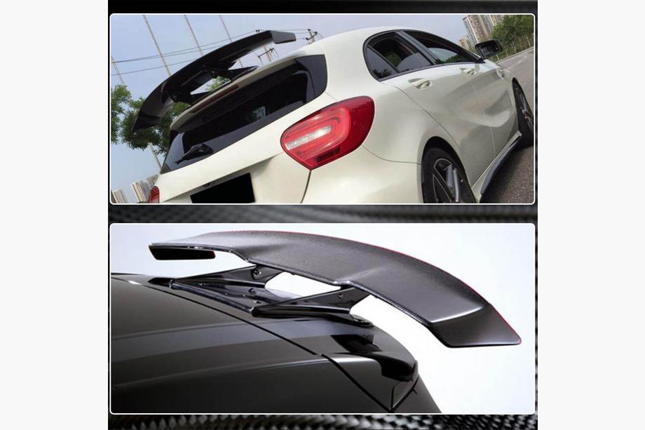 Mercedes A-class W176 2012-2018 Spoiler V2 (for HB, Carbon) Photo 4