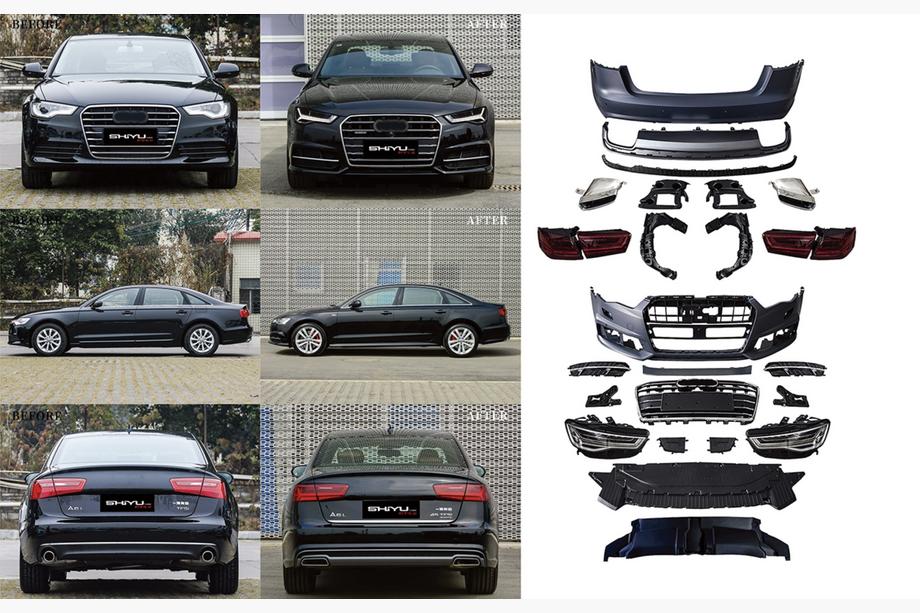 Audi A6 C7 2011-2017 Facelift Kit to 2018 Base Photo 4
