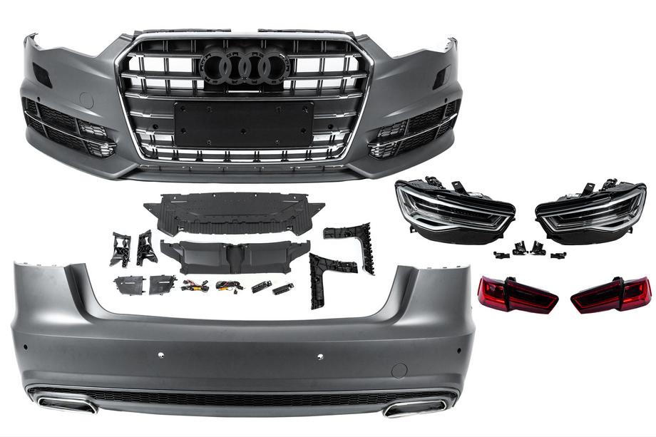 Audi A6 C7 2011-2017 Facelift Kit to 2018 Base Image