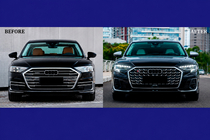 Audi A8 2018- Facelift kit with headlight replacement (to S8 2025) photo 1