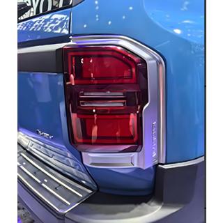 Chrome Tail Light Covers Toyota Land Cruiser Prado 250 2023- photo 3