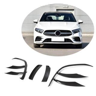 Carbon Front Bumper Covers (for AMG-Line SD 2018-2021) photo 1