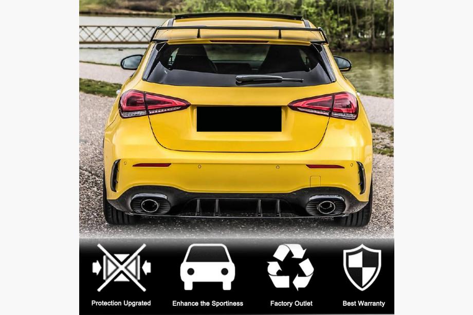 Mercedes A-class W177 2018- Spoiler V3 (for HB, Carbon) Photo 2