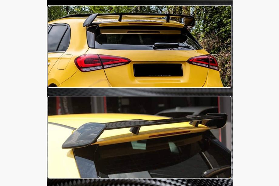 Mercedes A-class W177 2018- Spoiler V3 (for HB, Carbon) Photo 3