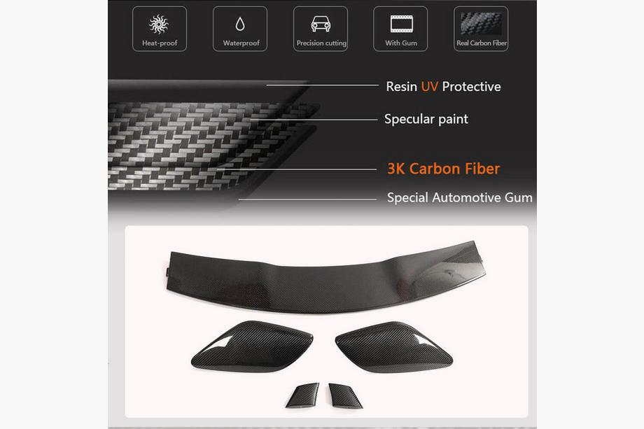 Mercedes A-class W177 2018- Spoiler V3 (for HB, Carbon) Photo 4