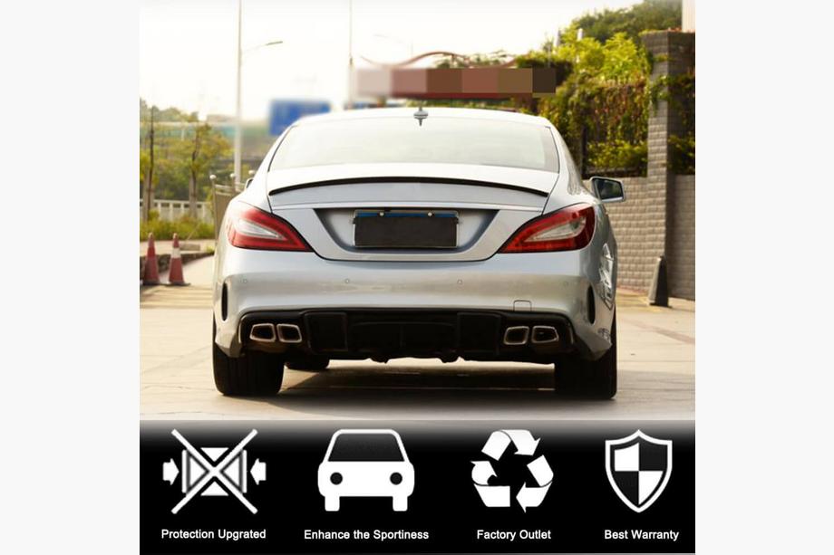 Mercedes CLS C218 2011-2018 Spoiler V5 (for SD, Carbon) Photo 3