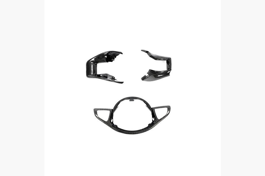Mercedes CLS C218 2011-2018 Steering Wheel Cover Carbon Photo 4