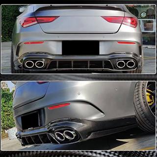 Rear Bumper Diffuser for AMG-Line SD 2019-2022, Carbon photo 4