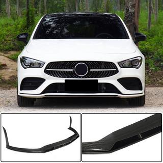 Front Bumper Lip Spoiler (for AMG-Line / CLA35 AMG SD 2019-2022, Carbon) photo 1