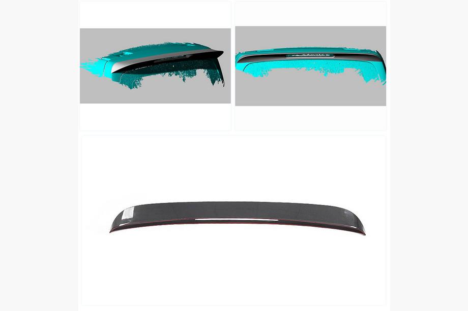Mercedes Vito/V-class W447 2014- Spoiler V1 Dry Carbon Photo 2