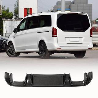 Rear Bumper Diffuser V2 (for V-Class 2014-2019, Carbon) photo 1