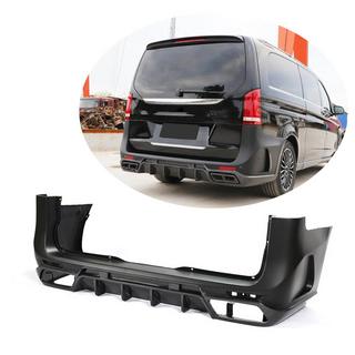 Rear Bumper (2014-2019, Carbon) Mercedes Vito/V-class W447 2014- photo 1