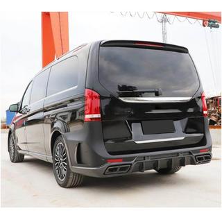 Rear Bumper (2014-2019, Carbon) Mercedes Vito/V-class W447 2014- photo 2