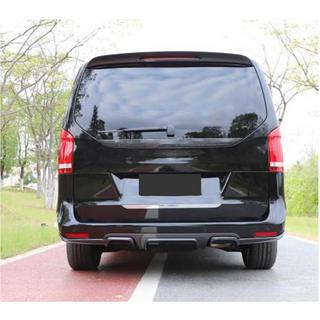 Rear Bumper Diffuser V3 (for V-Class 2014-2019, Carbon) photo 3