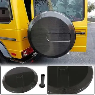 Spare Wheel Cover (2004-2018, Dry Carbon) Mercedes G сlass W463 1990-2018 photo 1