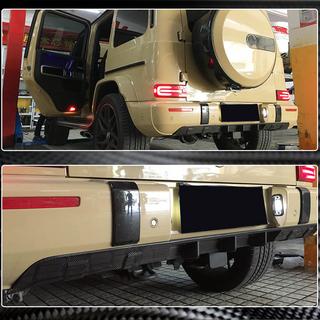 Rear Bumper Diffuser V1 for G63 AMG, Carbon photo 4