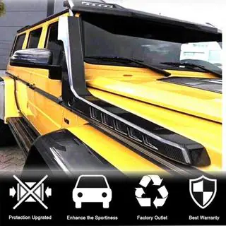 Snorkel (for 2004-2018, 2 pcs, Carbon) Mercedes G class W463 1990-2018 photo 3