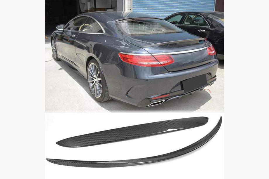 Mercedes S-class C217 Coupe 2014-2020 Spoiler V2 (Coupe, Carbon) Photo 7