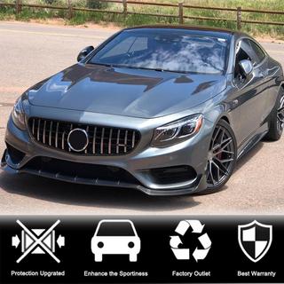 Front Bumper Lip V3 Add-on (for AMG-Line 2015-2018, Carbon) photo 3