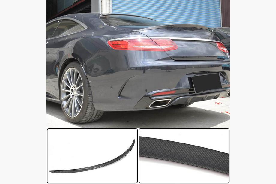 Mercedes S-class C217 Coupe 2014-2020 Spoiler V1 (Coupe, Carbon) Photo 1