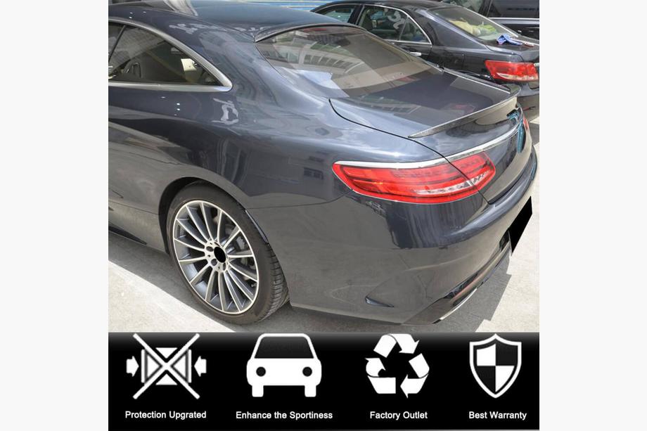 Mercedes S-class C217 Coupe 2014-2020 Spoiler V1 (Coupe, Carbon) Photo 3