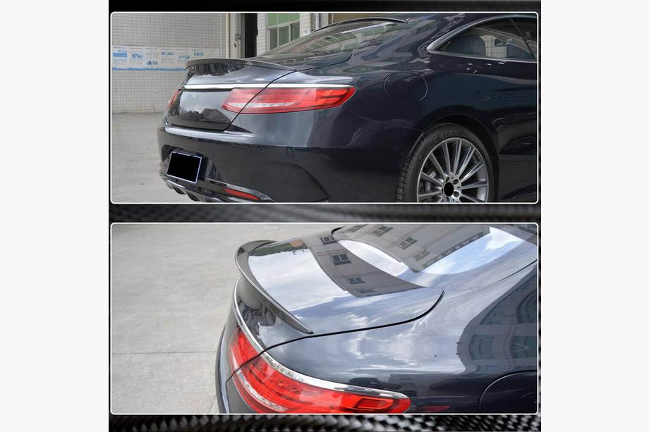 Mercedes S-class C217 Coupe 2014-2020 Spoiler V1 (Coupe, Carbon) Photo 4