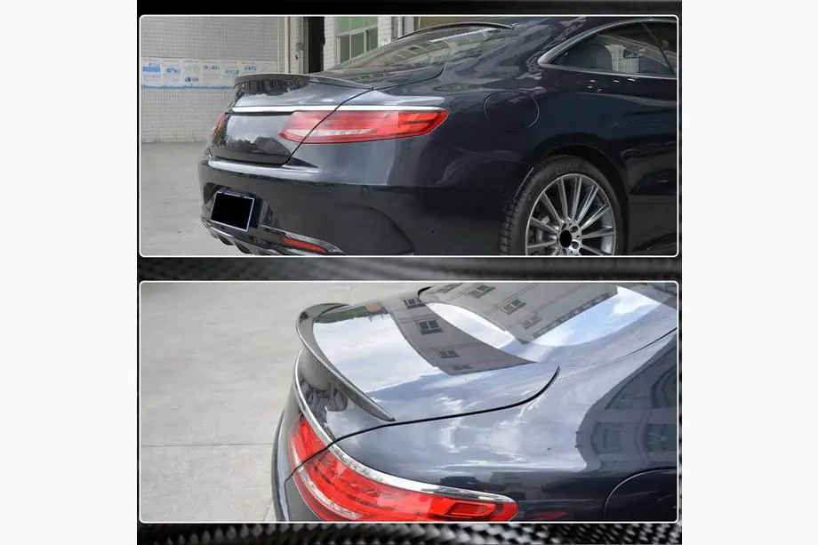 Mercedes S-class C217 Coupe 2014-2020 Spoiler V1 (Coupe, Carbon) Photo 4
