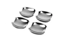 Ford Focus II 2005-2008 Chrome Handle Cup Covers (4 pcs, plastic) photo 4